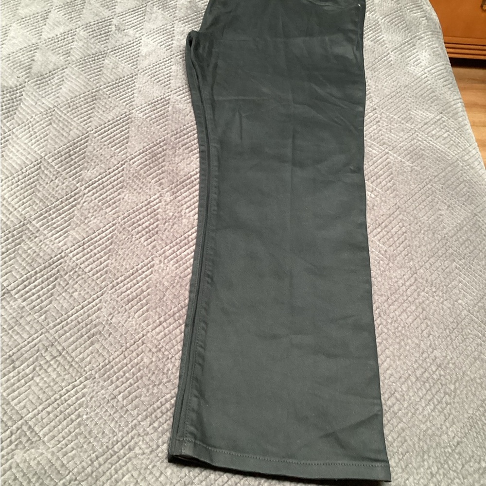 Embellish mens black denim pants, size 44